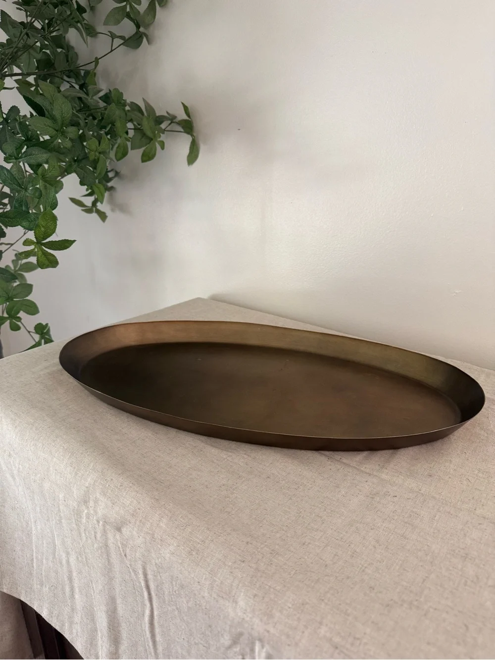 Threshold Bronze Oval Serving & Vanity Tray